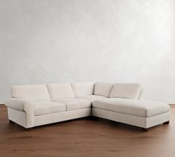 Turner Roll Arm 3-Piece Bumper Sectional (113")