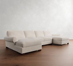 Turner Roll Arm Double Chaise Sectional (138"&ndash;159")