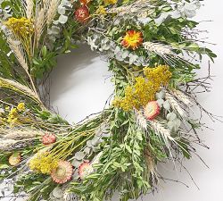 Dried Autumn Bounty Wreath