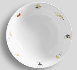 Santa's Reindeer Footed Serving Bowl