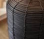 Cambria Rattan Table Lamp (21"-26")