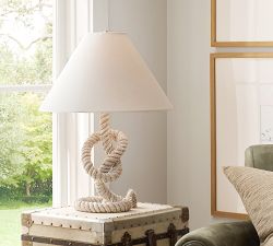 Huck Rope Table Lamp (23")