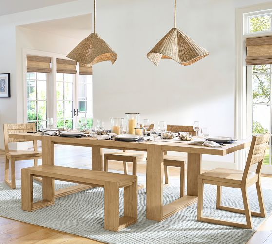 Petaluma Extendable Dining Table (90"-114") by Pottery Barn