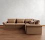 Westwood Roll Arm Deep Seat Leather 3-Piece Sectional