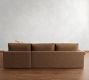 Westwood Roll Arm Deep Seat Leather 3-Piece Sectional