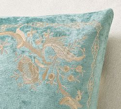 Elphaba Gold Embroidered Decorative Pillow Cover