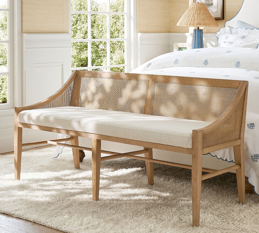 Atwood Upholstered Bench by Pottery Barn