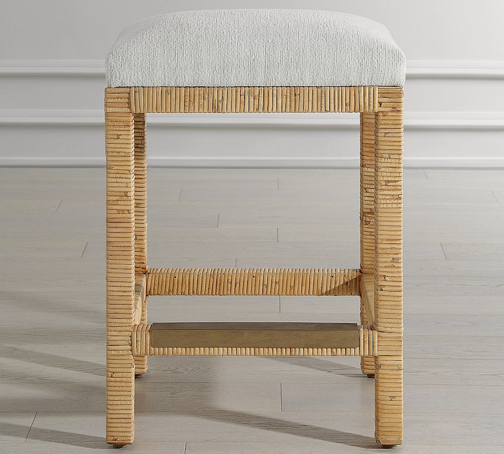 Jason Rattan Counter Stool by Pottery Barn