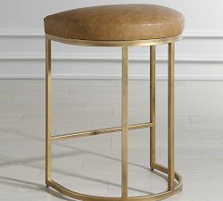 Jazz Faux Leather Counter Stool