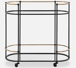 Klay Metal Bar Cart (32")