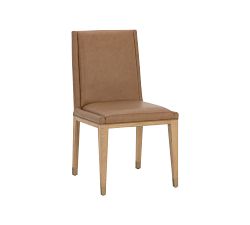 Paxon Faux Leather Dining Chairs - Set of 2