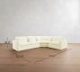 Westwood Square Arm Deep Seat Slipcovered 3-Piece Wedge Sectional (133")