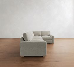 PB Comfort Modern Square Arm 3-Piece Sectional (106")