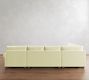 PB Comfort Modern Roll Arm L-Shaped Chaise Sectional (137")