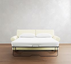 PB Comfort Modern Roll Arm Sleeper Sofa (62"-87")