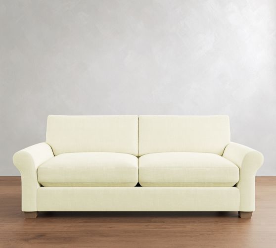 PB Comfort Modern Roll Arm Sofa (67"-120") by Pottery Barn