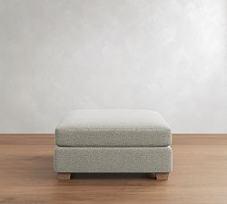 PB Comfort Modern Square Arm Sectional Ottoman