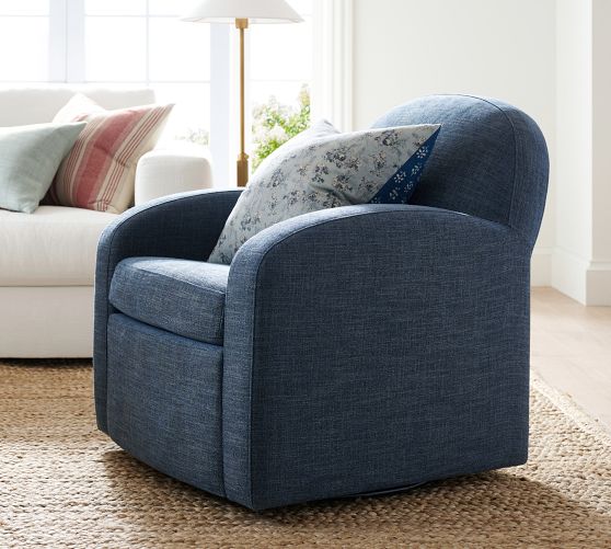 Farmhouse Swivel Chair by Pottery Barn