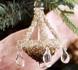 LoveShackFancy Glitter Chandelier Ornament
