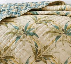 Coastline Palm Reversible Quilt