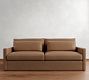 Westwood Slim Arm Deep Seat Leather Sofa (60"&ndash;120")