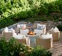 Huntington Wicker Swivel Curved Outdoor Lounge Chair