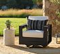 Malibu Metal Swivel Outdoor Lounge Chair