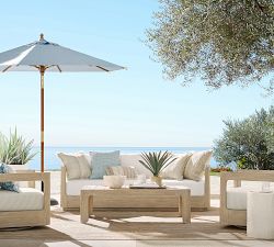 Premium 9' Round Outdoor Patio Umbrella &ndash; Rustproof Aluminum Tilt Frame