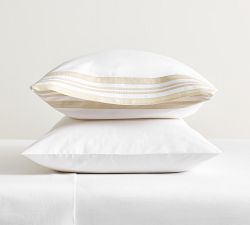Addison Border Percale Pillowcases - Set of 2