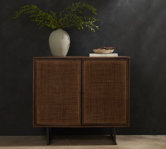 Dolores Cane Cabinet (35") by Pottery Barn