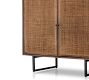 Dolores Cane Cabinet (35")