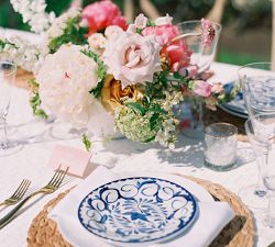 Puebla Outdoor Melamine Salad Plates - Set of 4