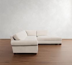 Turner Roll Arm 3-Piece Bumper Sectional (113")