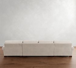Turner Roll Arm Double Chaise Sectional (138"&ndash;159")
