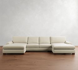 Turner Roll Arm Double Chaise Sectional (138"&ndash;159")