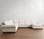 Turner Roll Arm L-Shaped Chaise Sectional (142")