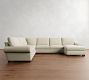 Turner Roll Arm L-Shaped Chaise Sectional (142")