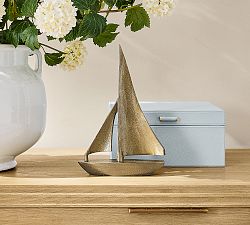 Brass Sailboat Object