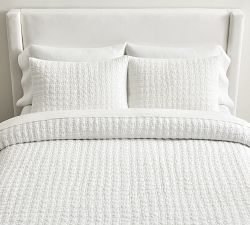 Linen Garment Wash Quilted Sham
