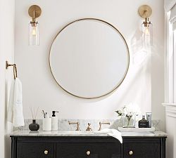 Open Box: Vintage Round Mirror