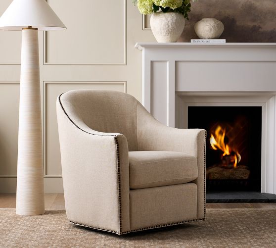 Tillman Swivel Chair by Pottery Barn