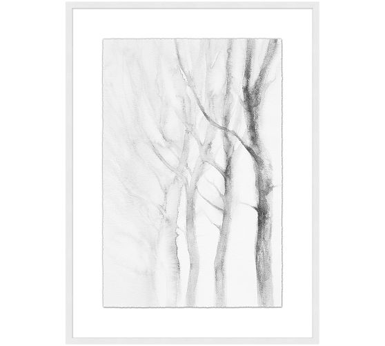 A Winter Perspective Framed Print