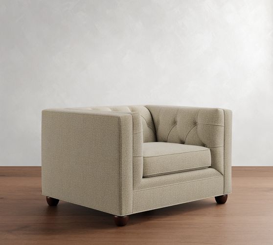 Chesterfield Square Arm Chair by Pottery Barn
