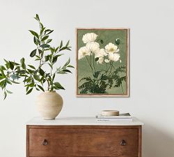 White Poppies Framed Print by Carleigh Courey