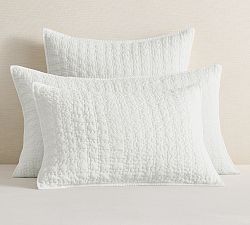 Linen Garment Wash Quilted Sham