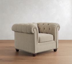 Chesterfield Roll Arm Chair