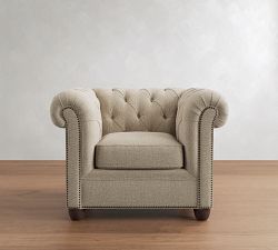 Chesterfield Roll Arm Chair