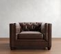 Chesterfield Square Arm Leather Chair