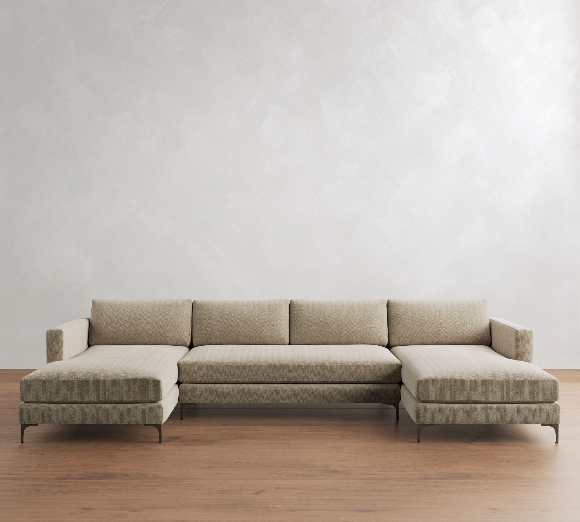 Jake Double Chaise Sectional (143"&ndash;163")