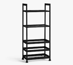 Malibu Metal Outdoor Pool Storage Towel Shelf